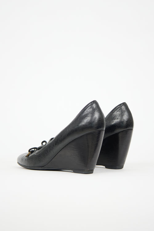 Balenciaga Bow Wedge Heel