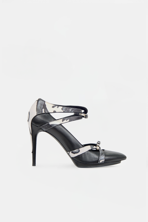 Balenciaga FW 2011 Leather Camo Pump