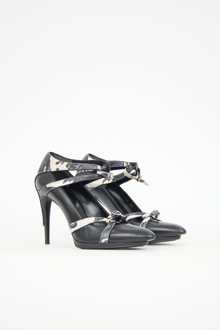 Balenciaga FW 2011 Leather Camo Pump