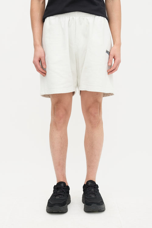 Balenciaga Campaign Logo Sweat Shorts