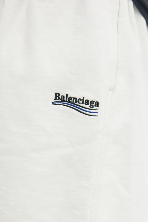 Balenciaga Campaign Logo Sweat Shorts