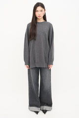 Balenciaga Cashmere Embroidered Sweater