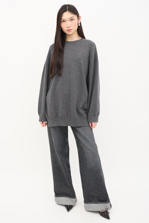 Balenciaga Cashmere Embroidered Sweater