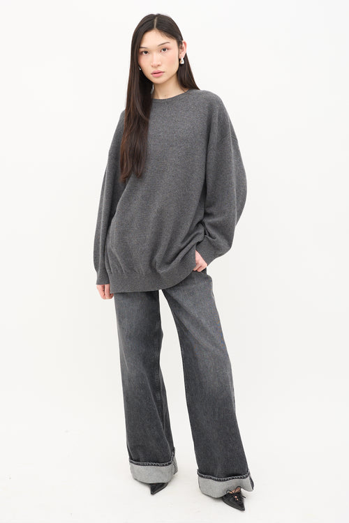 Balenciaga Cashmere Embroidered Sweater