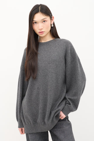 Balenciaga Cashmere Embroidered Sweater