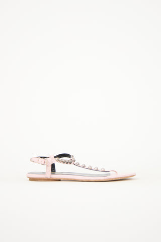 Leather Studded Sandal