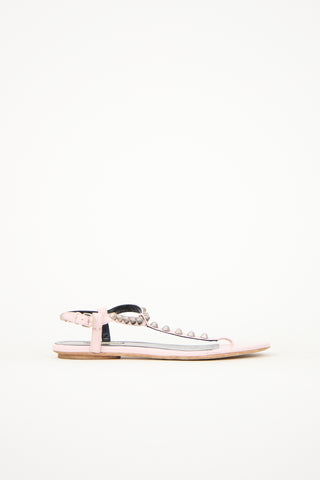 Leather Studded Sandal