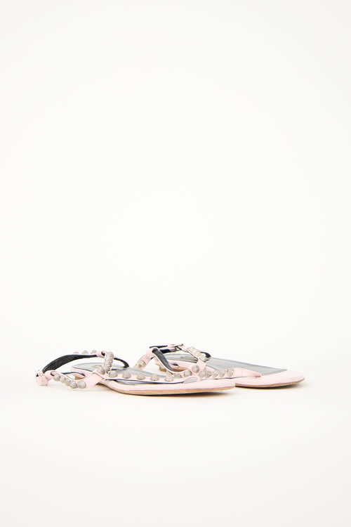 Leather Studded Sandal