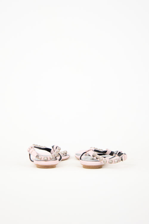 Leather Studded Sandal