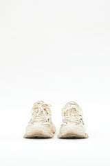 Balenciaga Cream Track 2 Open Sneaker