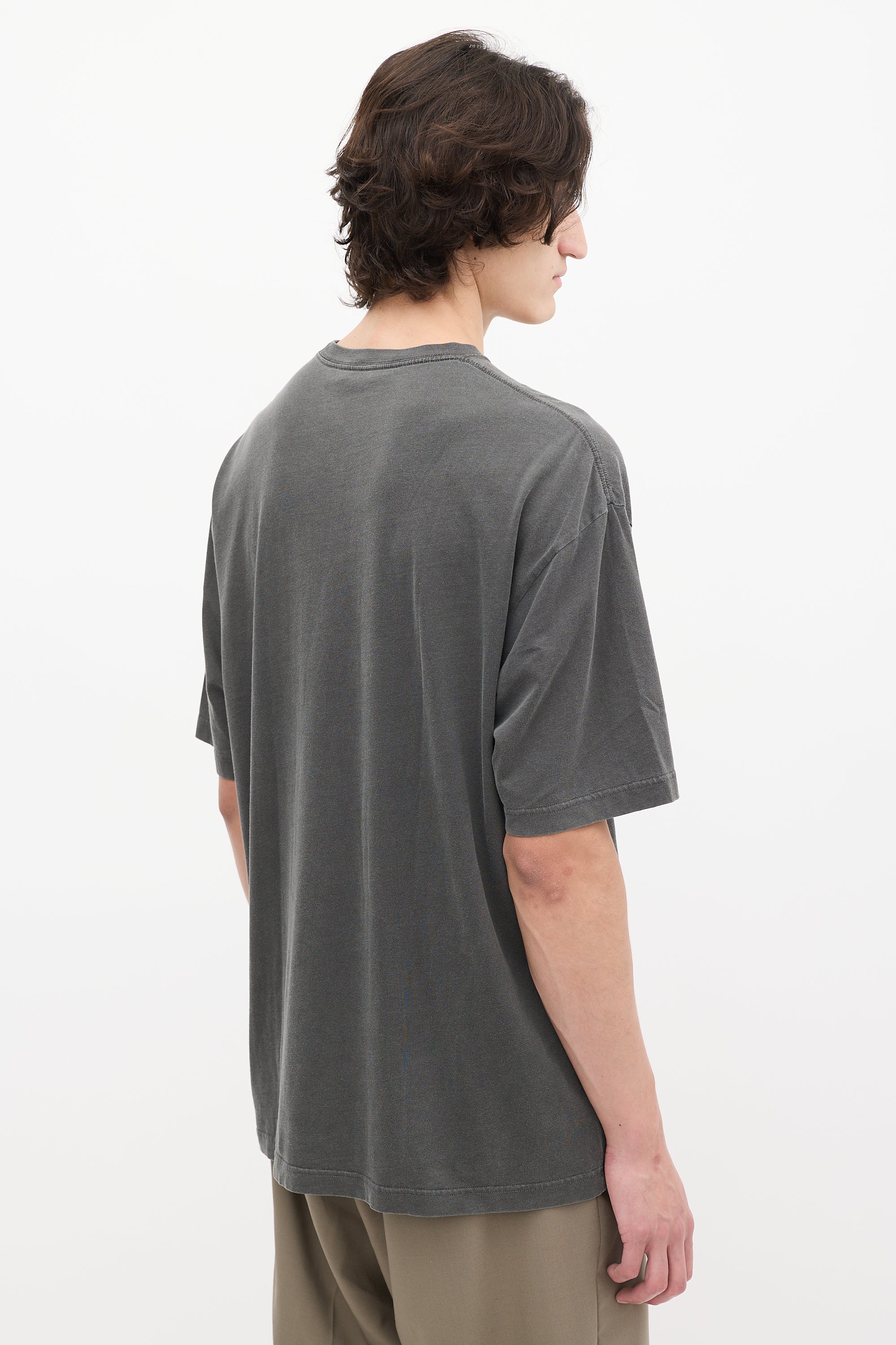 Balenciaga // Dark Grey Archetype Logo Oversized T-Shirt – VSP