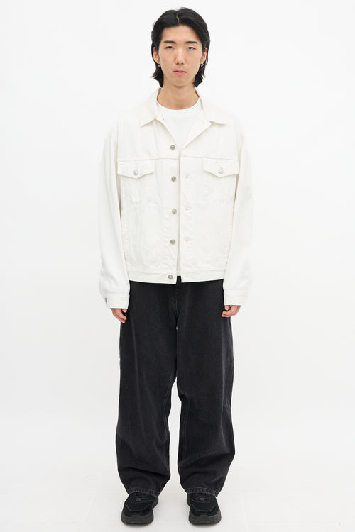 Balenciaga Denim Logo Jacket