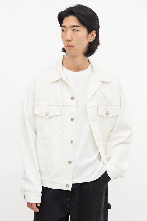 Balenciaga Denim Logo Jacket