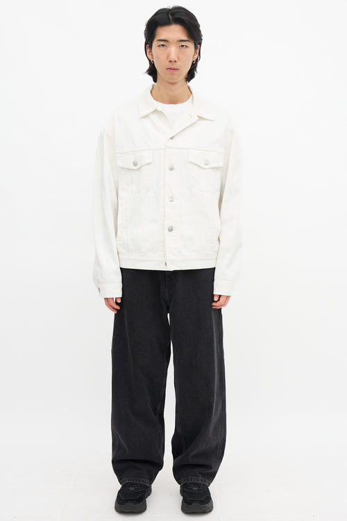 Balenciaga Denim Logo Jacket