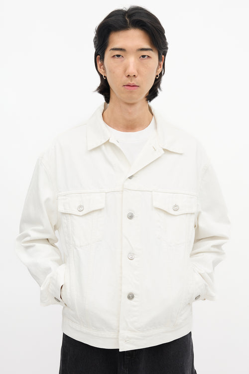 Balenciaga Denim Logo Jacket