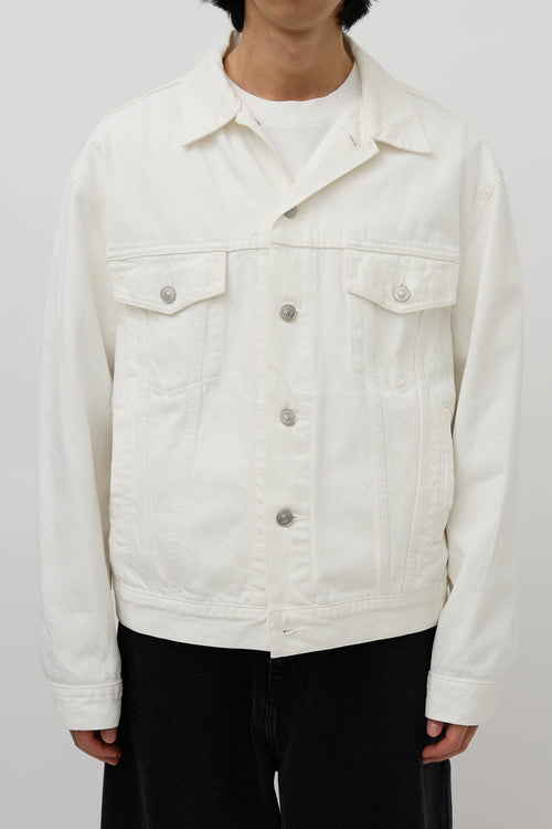 Balenciaga Denim Logo Jacket