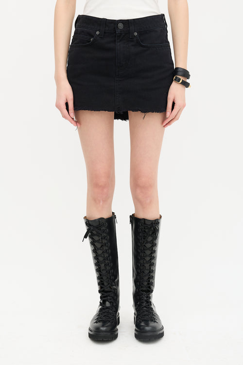 Balenciaga Denim Mini Skirt
