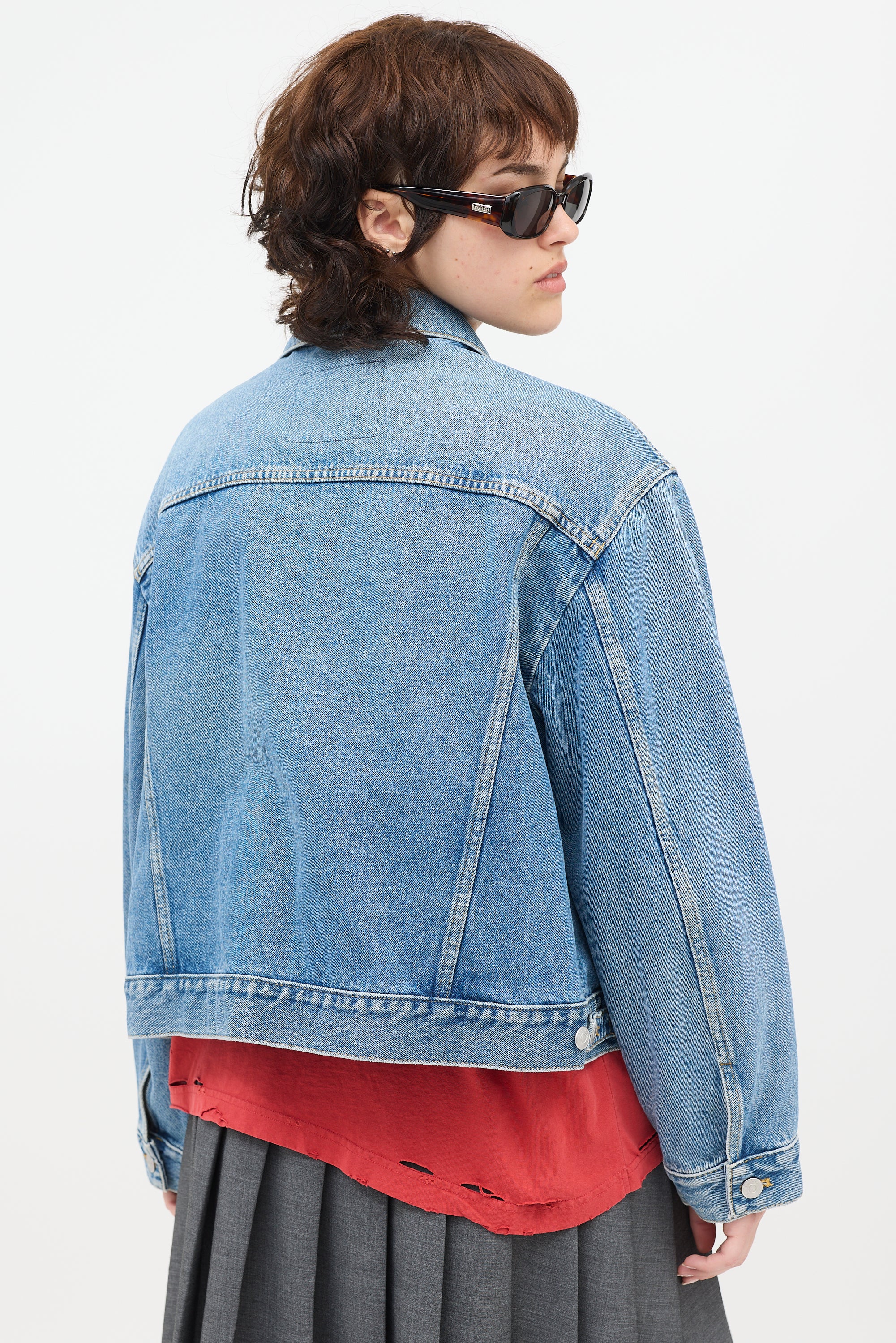 Balenciaga // Denim Swing Jacket – VSP Consignment