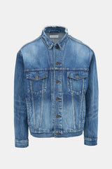 Balenciaga Distressed Denim Archetype Jacket