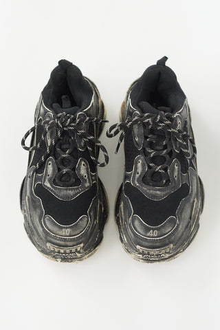 Balenciaga Distressed Triple S Sneaker