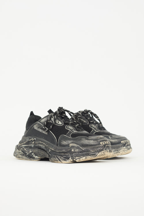 Balenciaga Distressed Triple S Sneaker