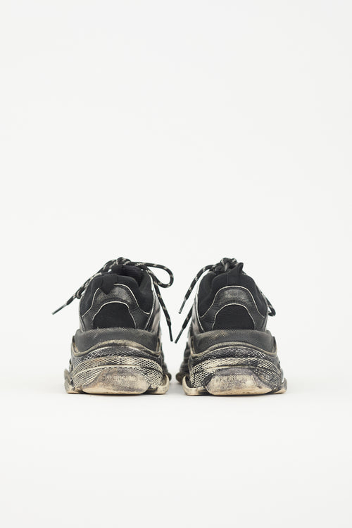Balenciaga Distressed Triple S Sneaker
