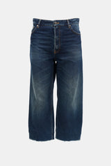 Balenciaga Distressed Straight Leg Jeans