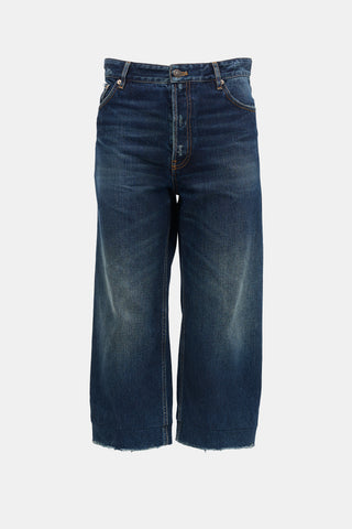 Balenciaga Distressed Straight Leg Jeans