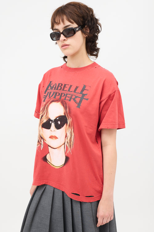 Balenciaga Distressed Fanclub T-Shirt