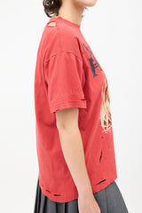 Balenciaga Distressed Fanclub T-Shirt