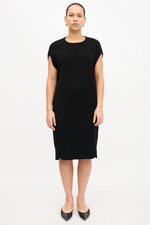 Balenciaga Draped Back Dress