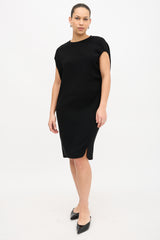 Balenciaga Draped Back Dress