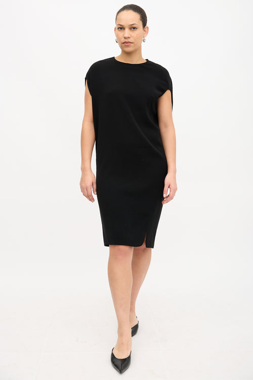 Balenciaga Draped Back Dress