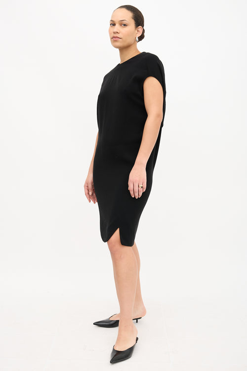 Balenciaga Draped Back Dress