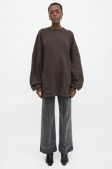 Balenciaga Drawcord Logo Sweatshirt