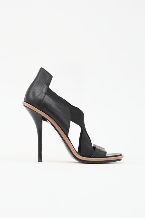 Balenciaga Elastic X Strap Sandal