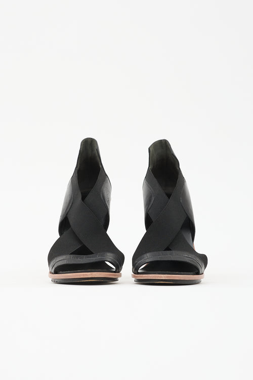 Balenciaga Elastic X Strap Sandal