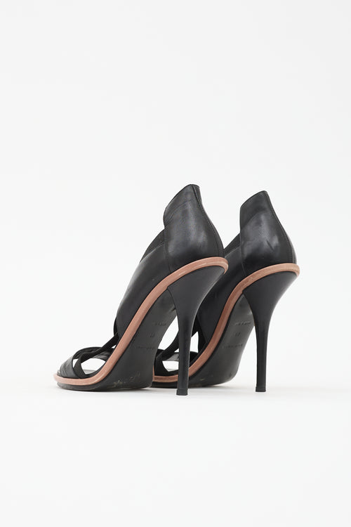 Balenciaga Elastic X Strap Sandal