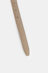 Balenciaga Embossed Leather BB Belt