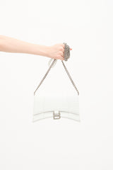 Balenciaga Embossed Leather Hourglass Bag
