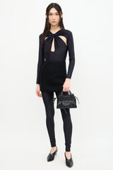 Balenciaga Embossed Leather Neo Classic Mini City Bag