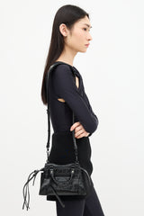 Balenciaga Embossed Leather Neo Classic Mini City Bag
