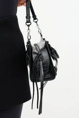 Balenciaga Embossed Leather Neo Classic Mini City Bag