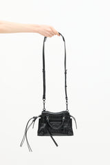 Balenciaga Embossed Leather Neo Classic Mini City Bag