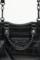 Balenciaga Embossed Leather Neo Classic Mini City Bag