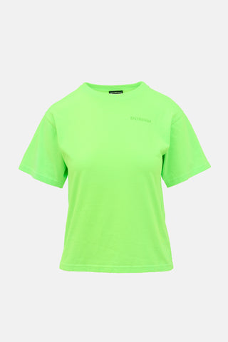 Balenciaga Embroidered Logo T-Shirt