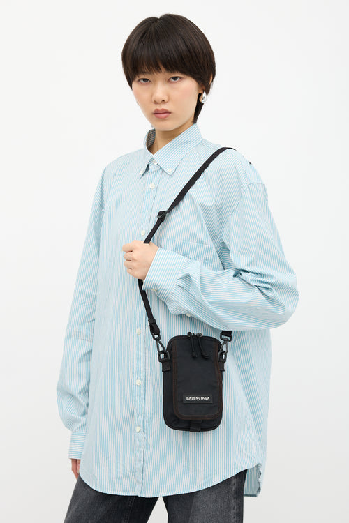 Balenciaga Explorer Logo Pouch Bag