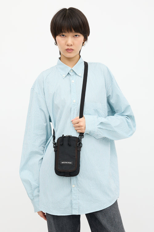 Balenciaga Explorer Logo Pouch Bag