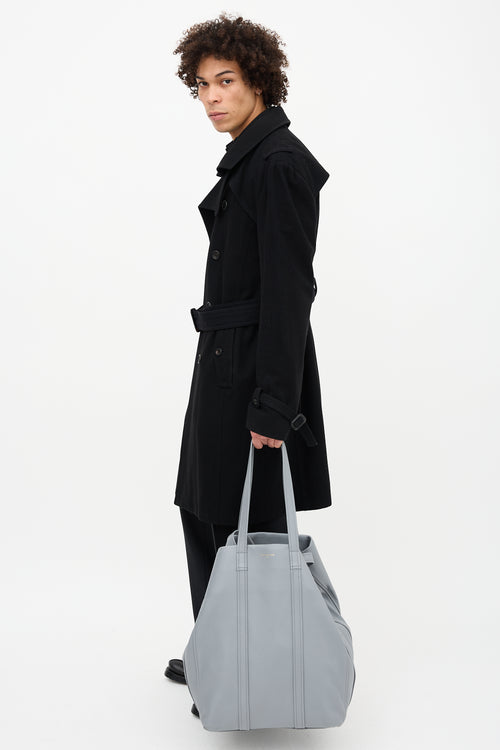 Balenciaga FW 2017 Leather Laundry Cabas Tote Bag