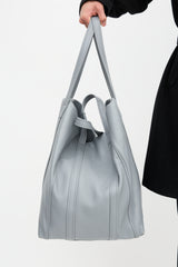 Balenciaga FW 2017 Leather Laundry Cabas Tote Bag
